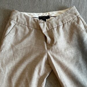 Banana Republic Light Cream/Grey Trousers